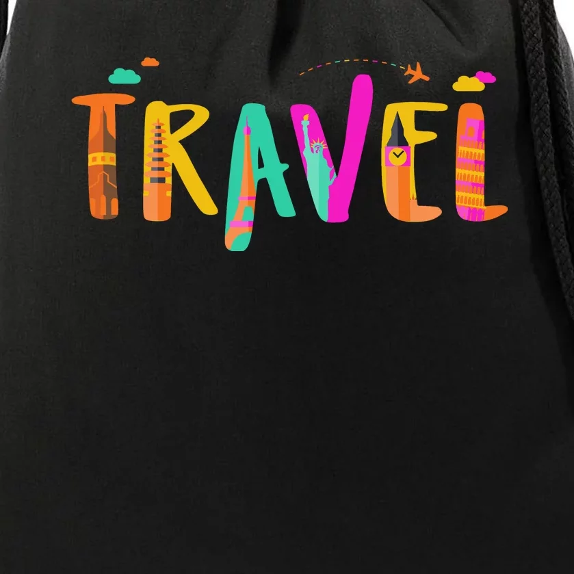 Travel Vacation Cute Gift Drawstring Bag