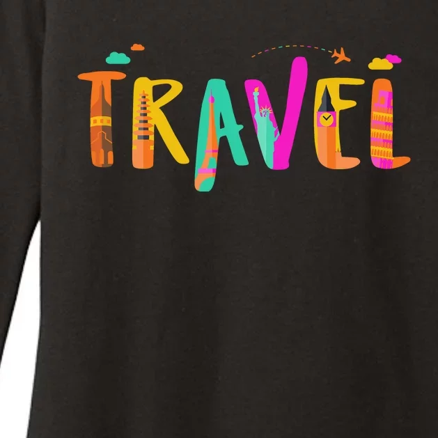 Travel Vacation Cute Gift Womens CVC Long Sleeve Shirt