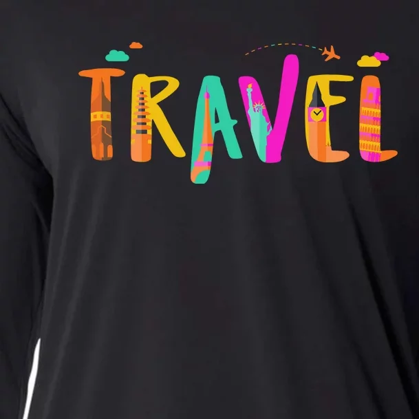 Travel Vacation Cute Gift Cooling Performance Long Sleeve Crew