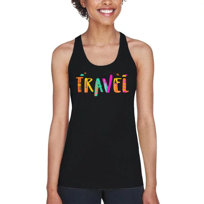 Travel Vacation Cute Gift Women's Racerback Tank