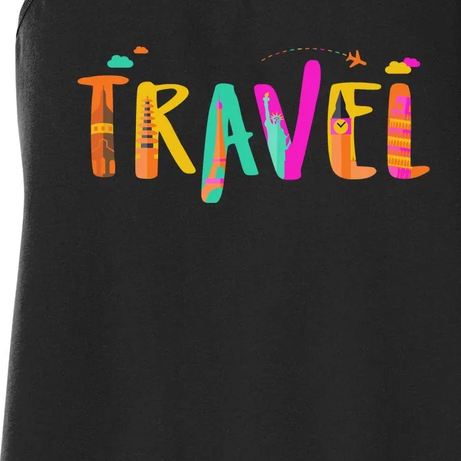 Travel Vacation Cute Gift Women's Racerback Tank