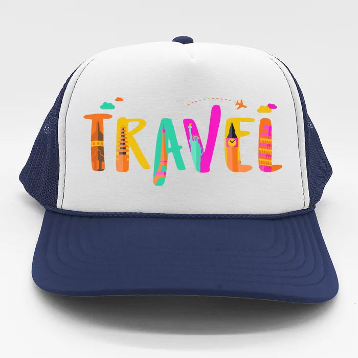 Travel Vacation Cute Gift Trucker Hat