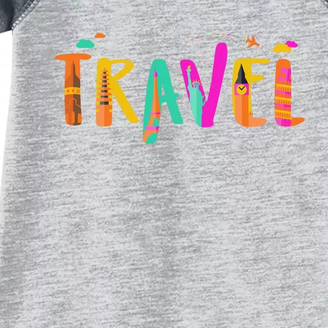 Travel Vacation Cute Gift Infant Baby Jersey Bodysuit