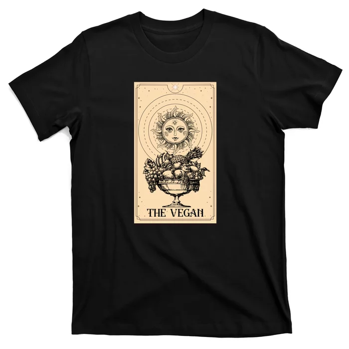 The Vegan Cute Tarot Card T-Shirt