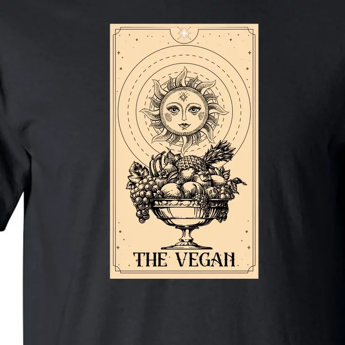 The Vegan Cute Tarot Card Tall T-Shirt