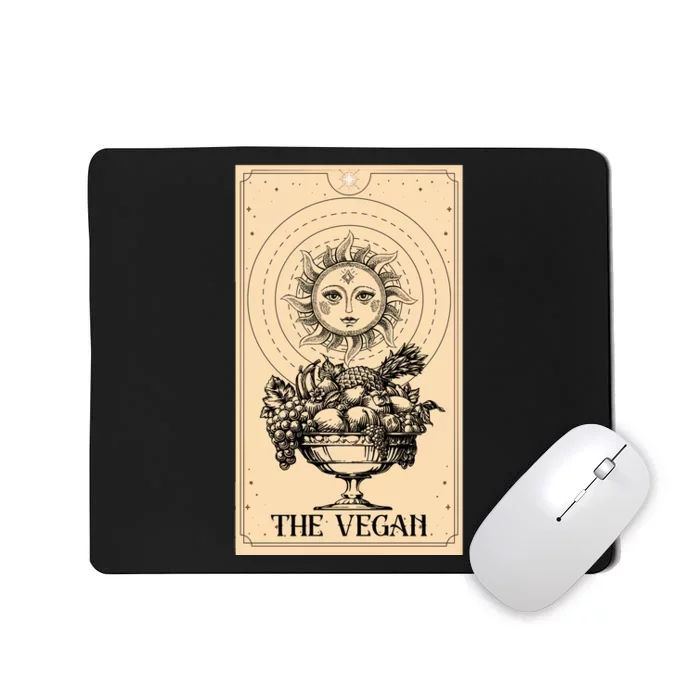 The Vegan Cute Tarot Card Mousepad