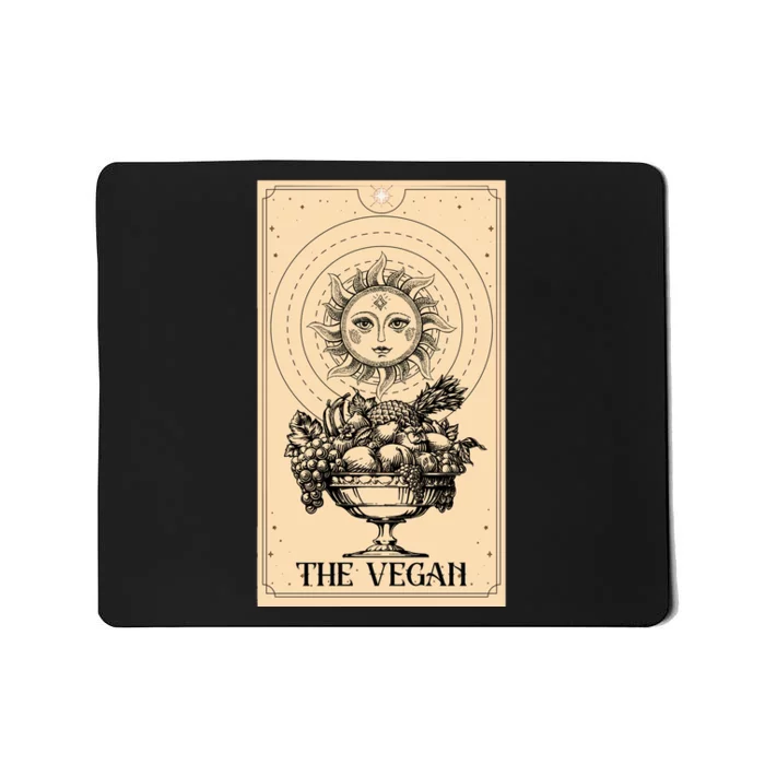 The Vegan Cute Tarot Card Mousepad