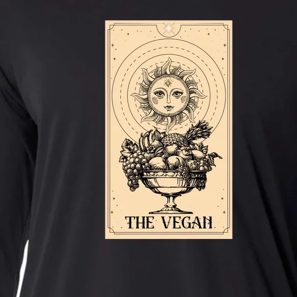 The Vegan Cute Tarot Card Cooling Performance Long Sleeve Crew