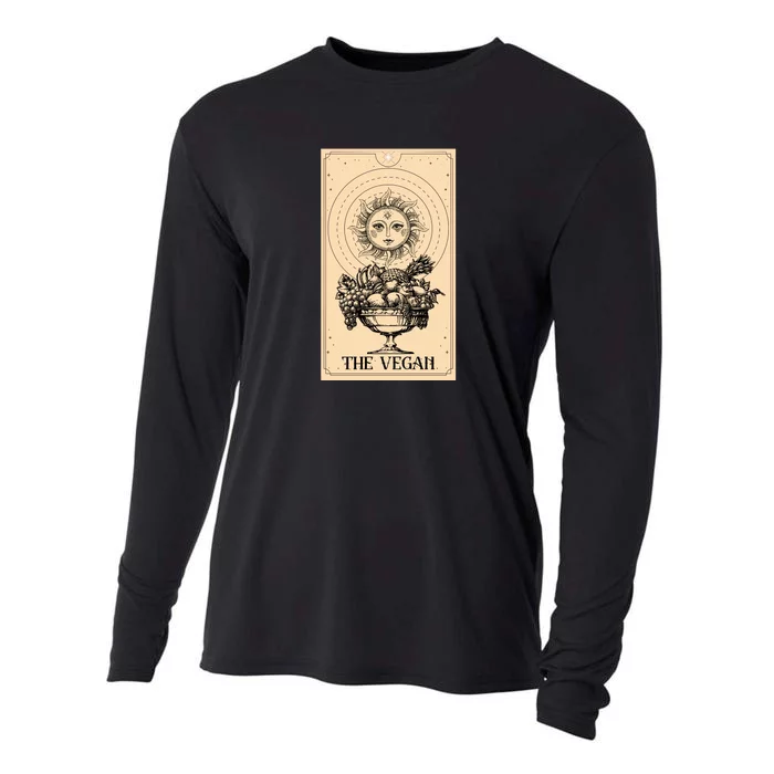 The Vegan Cute Tarot Card Cooling Performance Long Sleeve Crew