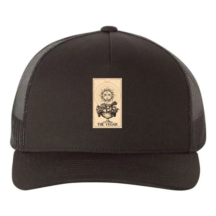 The Vegan Cute Tarot Card Yupoong Adult 5-Panel Trucker Hat