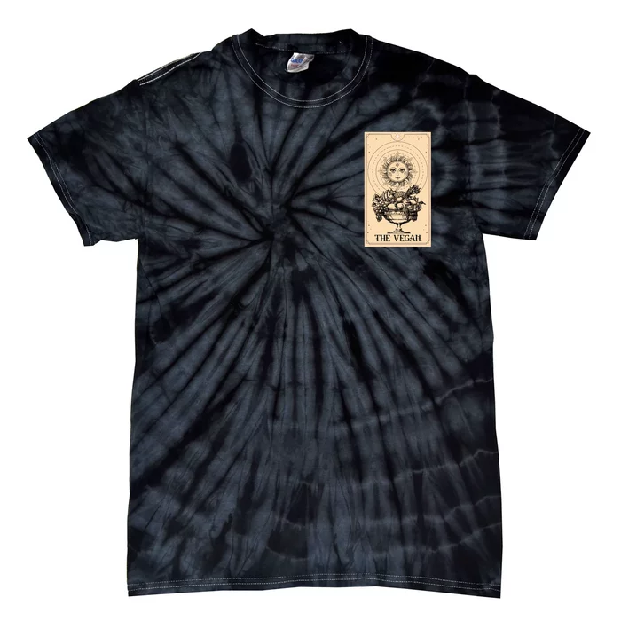 The Vegan Cute Tarot Card Tie-Dye T-Shirt