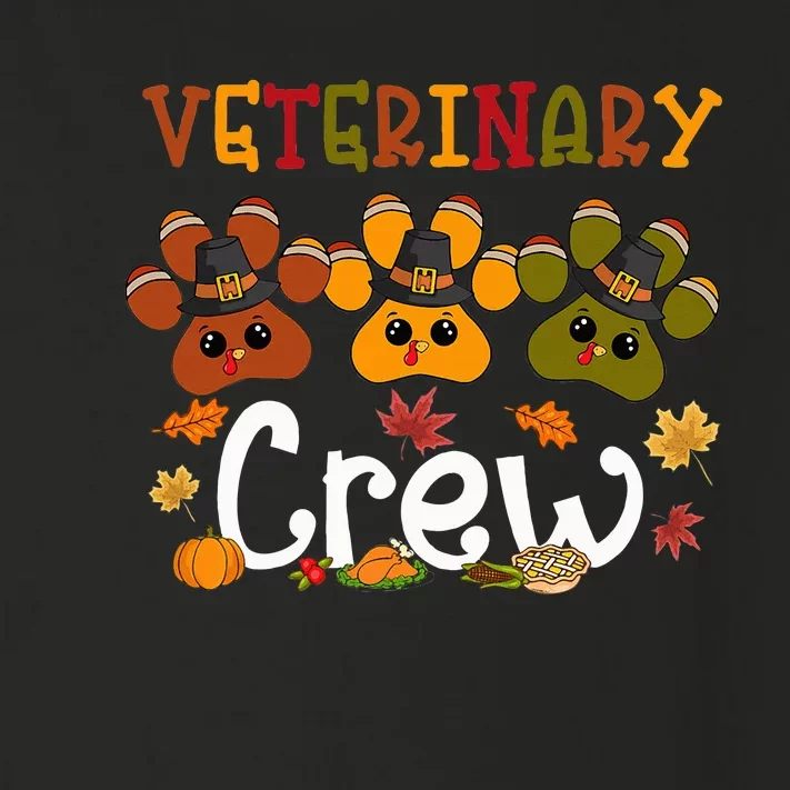 Thankful Veterinary Crew Vet Tech Funny Turkeys Thanksgiving Toddler Long Sleeve Shirt