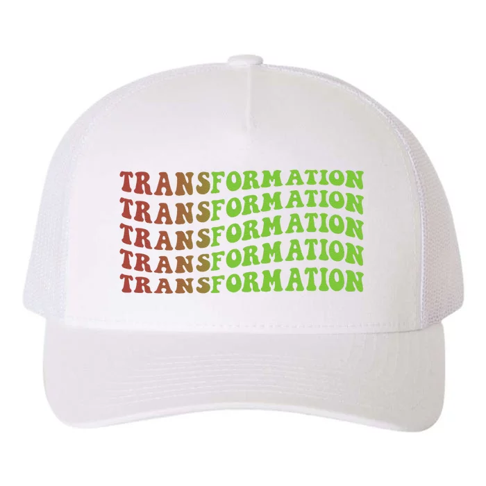 Transformation Vintage Christmas Inspirational Yupoong Adult 5-Panel Trucker Hat