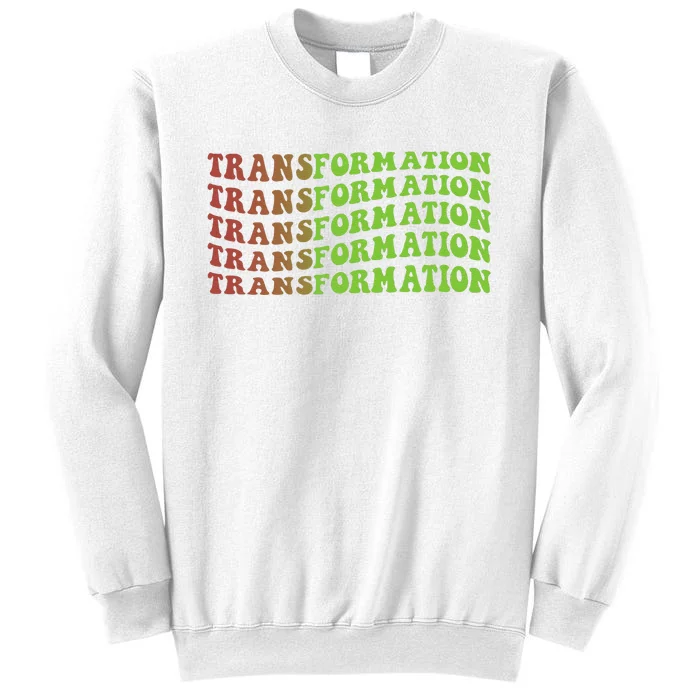 Transformation Vintage Christmas Inspirational Sweatshirt