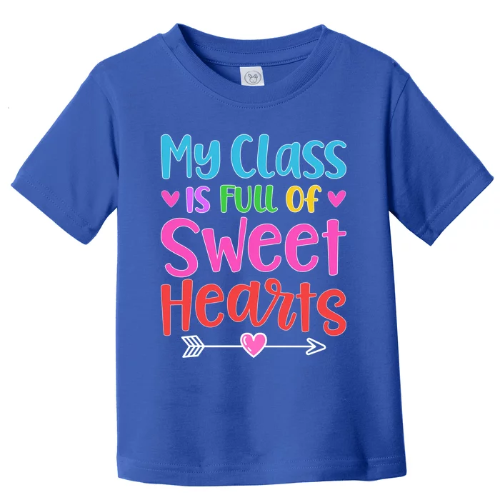 Teacher Valentines Day For Kindergarten Preschool Teacher Gift Toddler T-Shirt