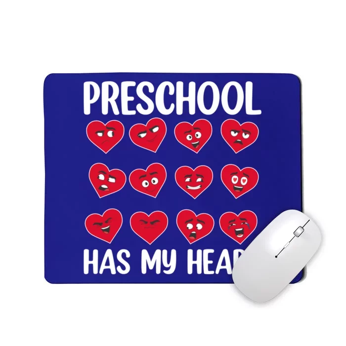 Teacher Valentines Day Cute Gift Preschool Has My Heart Gift Mousepad