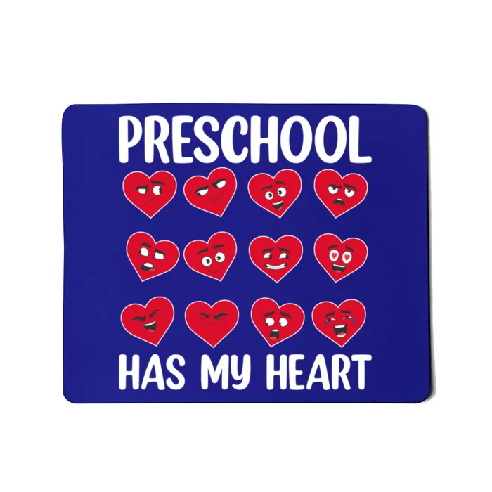 Teacher Valentines Day Cute Gift Preschool Has My Heart Gift Mousepad