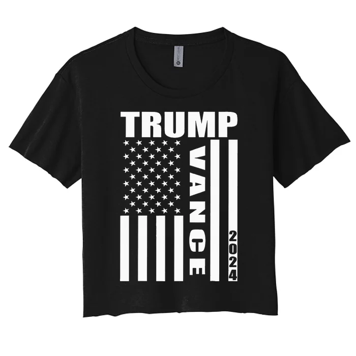 Trump Vance Donald Trump 2024 Women's Crop Top Tee