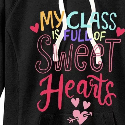 Teacher Valentines Day Gift Women's Fleece Hoodie