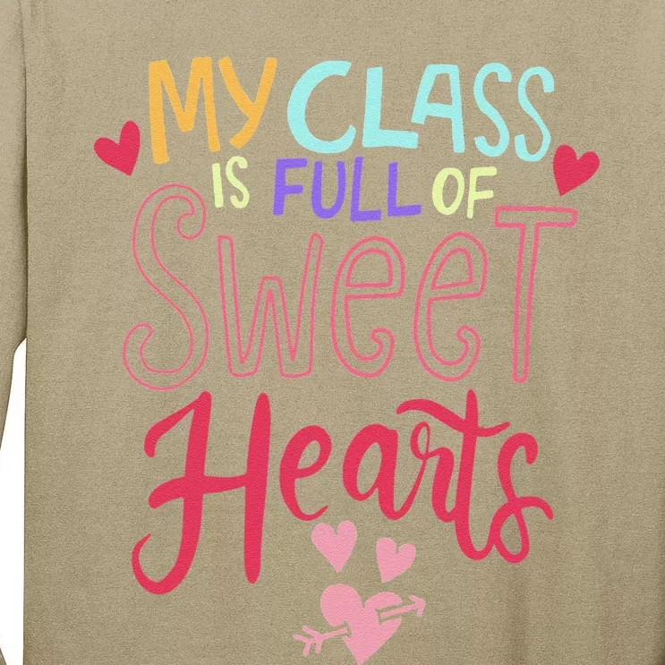 Teacher Valentines Day Gift Tall Long Sleeve T-Shirt