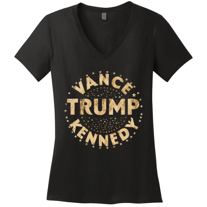 Trump Vintage Design Vance Kennedy Women's V-Neck T-Shirt