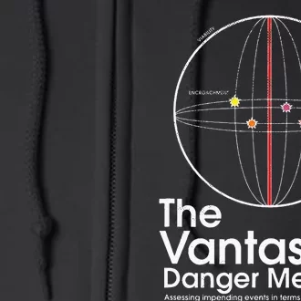 The Vantasner Danger Meridian For Conditions Grave Full Zip Hoodie