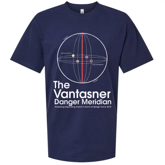 The Vantasner Danger Meridian For Conditions Grave Sueded Cloud Jersey T-Shirt