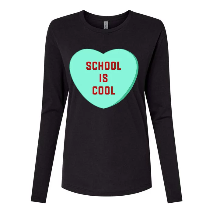 Teacher Valentine's Day, Funny Classroom School Gift Womens Cotton Relaxed Long Sleeve T-Shirt