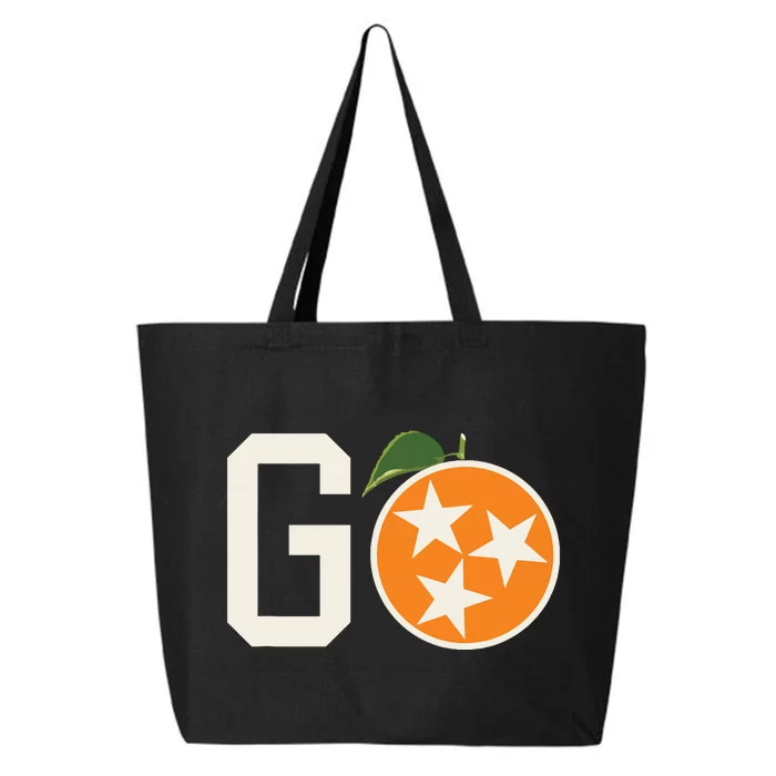 Tennessee Vintage Distressed Orange And White Flag 25L Jumbo Tote