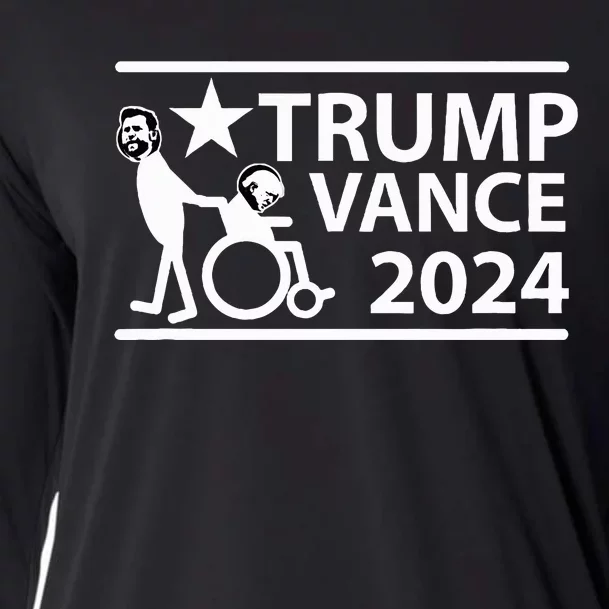 Trump Vance Elections 2024 Humor Cooling Performance Long Sleeve Crew