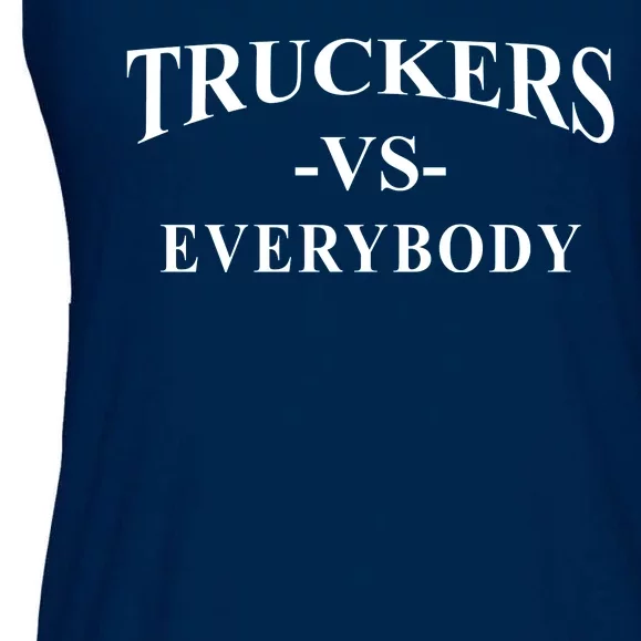 Truckers Vs Everybody Ladies Essential Flowy Tank