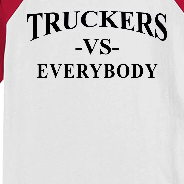 Truckers Vs Everybody Kids Colorblock Raglan Jersey