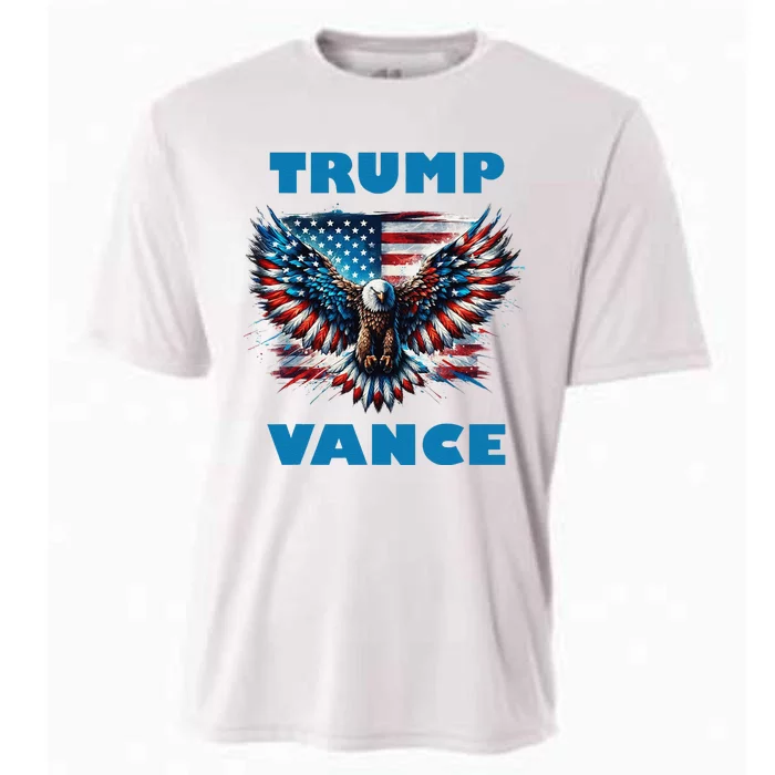 Trump Vance Eagle Donald Trump 2024 Cooling Performance Crew T-Shirt