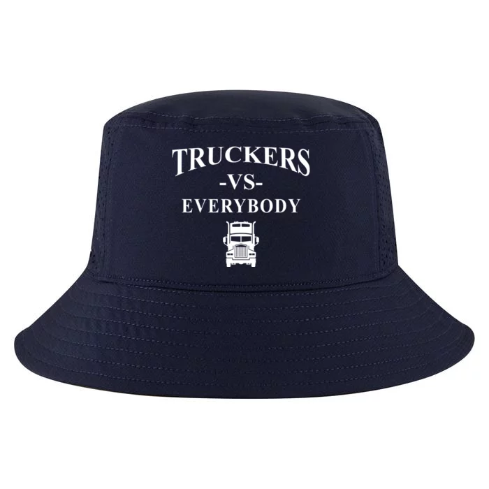 Truckers VS Everybody Truck Cool Comfort Performance Bucket Hat