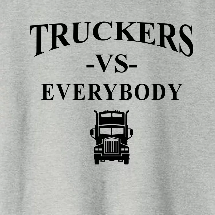 Truckers VS Everybody Truck Women's Crop Top Tee