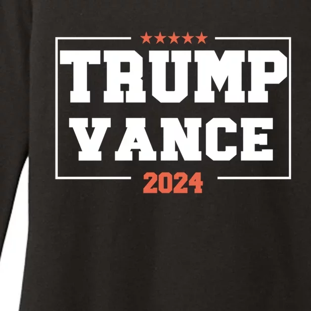 Trump Vance For President 2024 Campaign Us Election Great Gift Womens CVC Long Sleeve Shirt