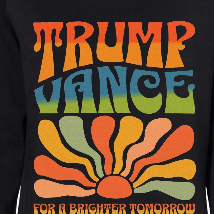 Trump Vance For A Brighter Tomorrow Trump Vance 2024 Womens California Wash Sweatshirt