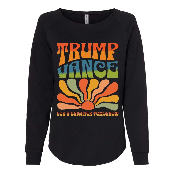 Trump Vance For A Brighter Tomorrow Trump Vance 2024 Womens California Wash Sweatshirt