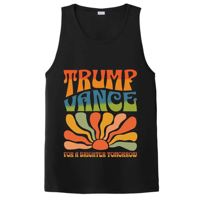 Trump Vance For A Brighter Tomorrow Trump Vance 2024 Performance Tank