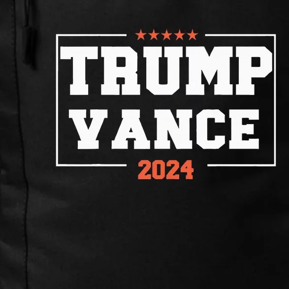 Trump Vance For President 2024 Campaign Us Election Daily Commute Backpack