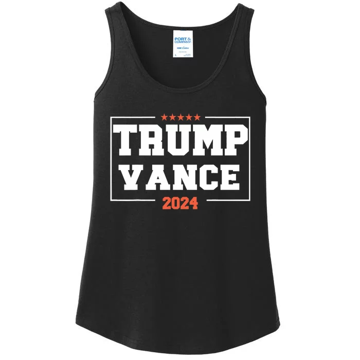 Trump Vance For President 2024 Campaign Us Election Ladies Essential Tank