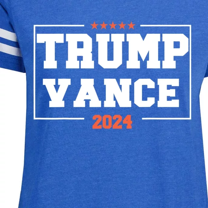 Trump Vance For President 2024 Campaign Us Election Enza Ladies Jersey Football T-Shirt