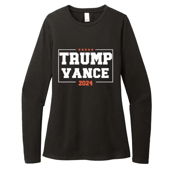 Trump Vance For President 2024 Campaign Us Election Womens CVC Long Sleeve Shirt