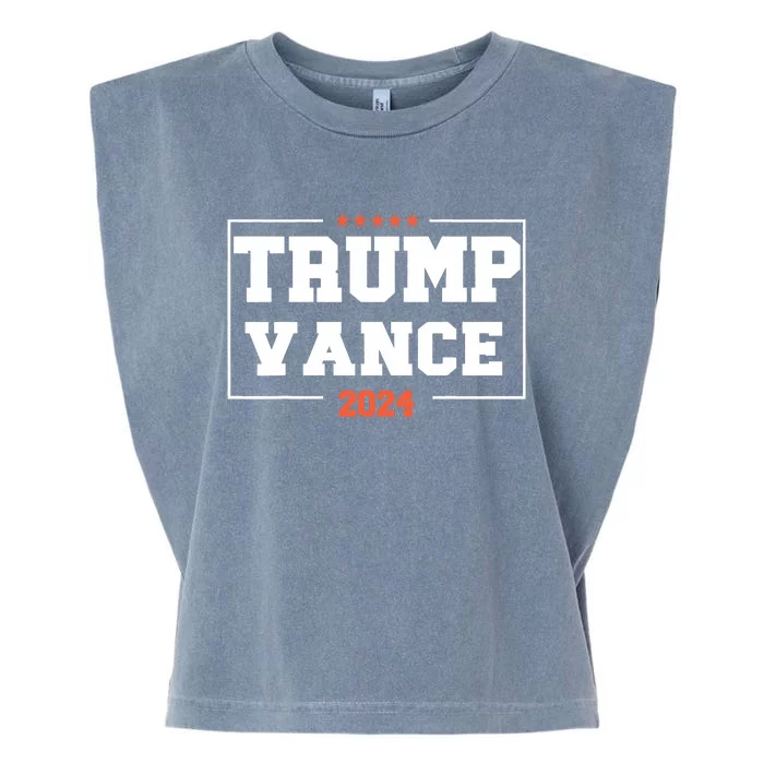 Trump Vance For President 2024 Campaign Us Election Garment-Dyed Women's Muscle Tee