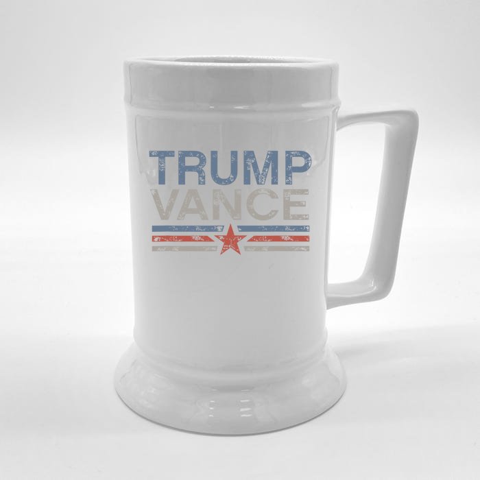 Trump Vance For President 2024 Campaign Us Election Front & Back Beer Stein