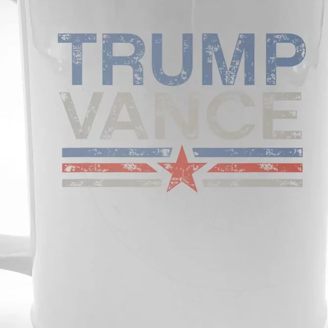 Trump Vance For President 2024 Campaign Us Election Front & Back Beer Stein