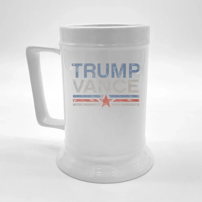 Trump Vance For President 2024 Campaign Us Election Front & Back Beer Stein