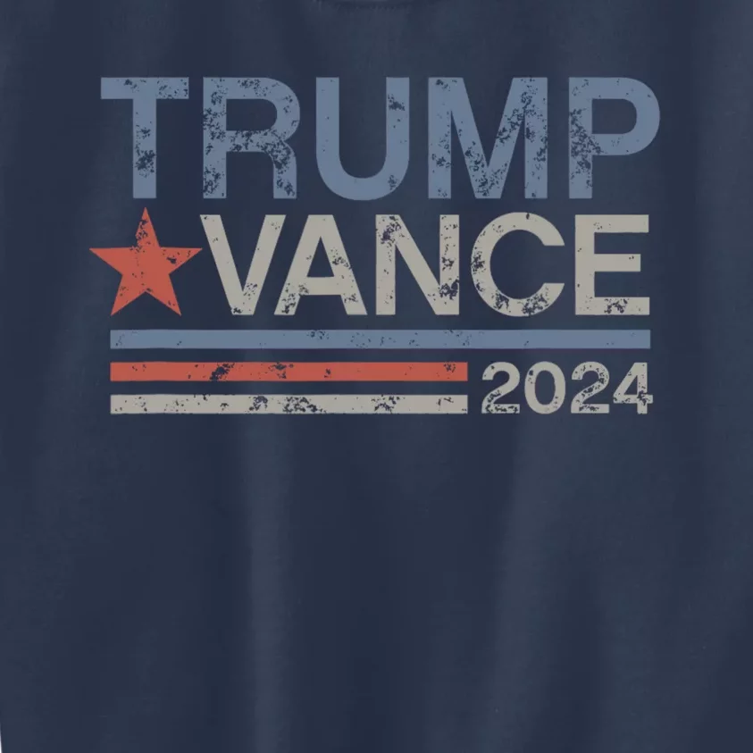 Trump Vance For President 2024 Campaign Us Election Kids Sweatshirt