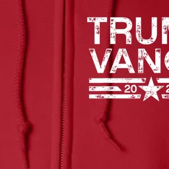 Trump Vance For President 2024 Campaign Us Election Full Zip Hoodie