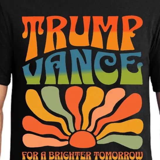 Trump Vance For A Brighter Tomorrow Trump Vance 2024 Pajama Set